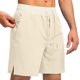 thumbnail image 3 of Pantalones cortos deportivos transpirables para hombre: cintura media, cordón elástico, running/fitness/ciclismo, para todo el verano, 3 of 8