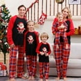 thumbnail image 6 of Uaswgudfs Matching Couple/Family Christmas Pajamas Set Long Sleeve Tops & Classic Plaid Pants Loungewear Holiday Pj Set, 6 of 6