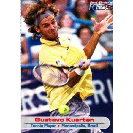 Gustavo Kuerten 2002 Sports Illustrated for Kids tennis card
