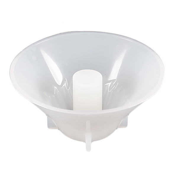 Matsuzay Molde de silicona para candelabro, portátil, antiadherente, resistente al calor, resina, de cristal, decoración de mesa, molde, Artesanía Matsuzay HA081533-00