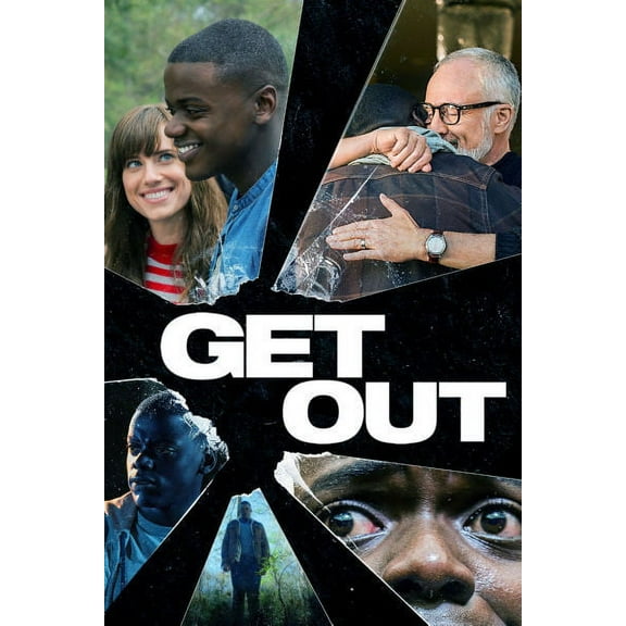 Get Out Movie Poster 24in x 36in Art Poster 24x36 Multi-Color Square Adults Poster Time
