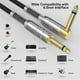 thumbnail image 4 of Guitar Cable 10FT Instrument Cables Electric Guitar Amp Cord 1/4 Inch Gold-Plated Jack 6.35MM Cable Without Braided Net, 4 of 5