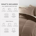 thumbnail image 3 of Noble Linens 5 Piece Bedding Bundle, Reversible Comforter and Patterned Sheet Set, Twin, 3 of 7