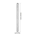 thumbnail image 3 of 2Pcs Flat Bracket Replacement Mounting Plate Stainless Steel Corner Bracket Mending Plate, 3 of 8