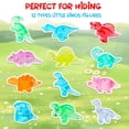 thumbnail image 3 of Minifiguras de dinosaurios HAPTIME, 300 unidades, animales de resina, juguetes para niños, 3 of 7