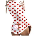 thumbnail image 3 of Chaquetas de cuero para mujeres chaquetas de chaquetas de chaquetas de impresión de amor chaquetas funcionales chaquetas sensuales para adultos chaquetas de chaquetas abdominales cosidas, 3 of 4