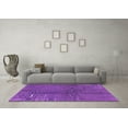 thumbnail image 3 of Ahgly Company Indoor Round Abstract Pink Modern Area Rugs, 8' Round, 3 of 4