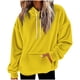 thumbnail image 2 of HongQid Womens Fuzzy Hoodies Pullover Sport Hoodie Cozy Oversized Pockets Hooded Sweatshirt Athletic Fleece Hoodies, 2 of 5