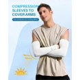 thumbnail image 2 of 2025 Latest Model Anti-UV Armbands for Men and Women Cycling Driving Golf Running 3 Pairs_, 2 of 4