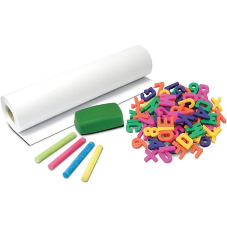 Crayola 83-Piece Bundle Easel Accessory Set: Magnets, Chalk, and Paper