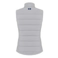 thumbnail image 3 of Women's Cutter & Buck Gray Green Bay Packers Evoke Hybrid Eco Softshell Recycled Full-Zip Vest, 3 of 3