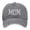Grey-1, variant on Mom Hat Mom Letter Embroidered Baseball Cap Mother's Day Gift Mama Hat