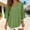 Green, variant on Graphic Tees for Women Casual Blend Top with Button-Down Front Relaxed Fit Lightweight breathable Summer Shirt for Daily Solid Color Easy Care Red S