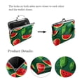 thumbnail image 3 of Watermelon Premium Slim Wallet with Microfiber Material and Zinc Alloy Jaws - 4.3x4.7 inches/11x12 cm Compact Coin Purse for Men and Women, 3 of 7