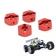 thumbnail image 4 of Adaptador hexagonal Ecomeon 14mm Wheel Hex Hub Kit Aleación de aluminio Universal para ARRMA Senton 1/10 RC Car Red, 4 of 5