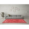 thumbnail image 3 of Ahgly Company Indoor Round Persian Red Traditional Area Rugs, 3' Round, 3 of 4