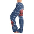 thumbnail image 7 of Spider Hero Women's Pajama Pants Loose Lounge Wear Elastic Waist Drawstring Sleepwear Graphic Printed Casual Home Pajamas Soft Straight Leg Pj Bottoms for Everyday Comfort, Navy, XXL, 7 of 7