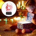 thumbnail image 4 of Sonew Decorative Lamp,3D Musical Notes LED Light USB Touch Table Desk Night Lamp Color Change, 4 of 11