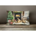 thumbnail image 2 of Belgian Malinois Cozy Christmas Throw Pillow 12 in x 16 in, 2 of 4