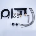 thumbnail image 4 of Bathroom Brass Roman Tub Filler, Dual Handle Deck Mounted Waterfall Tub Filler with Hand Shower, 4 of 5