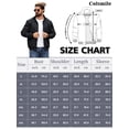 thumbnail image 4 of Colsmile Men's Bomber Jacket, Lightweight Casual Zip Up Windbreaker with Plaid Lining, 4 of 8