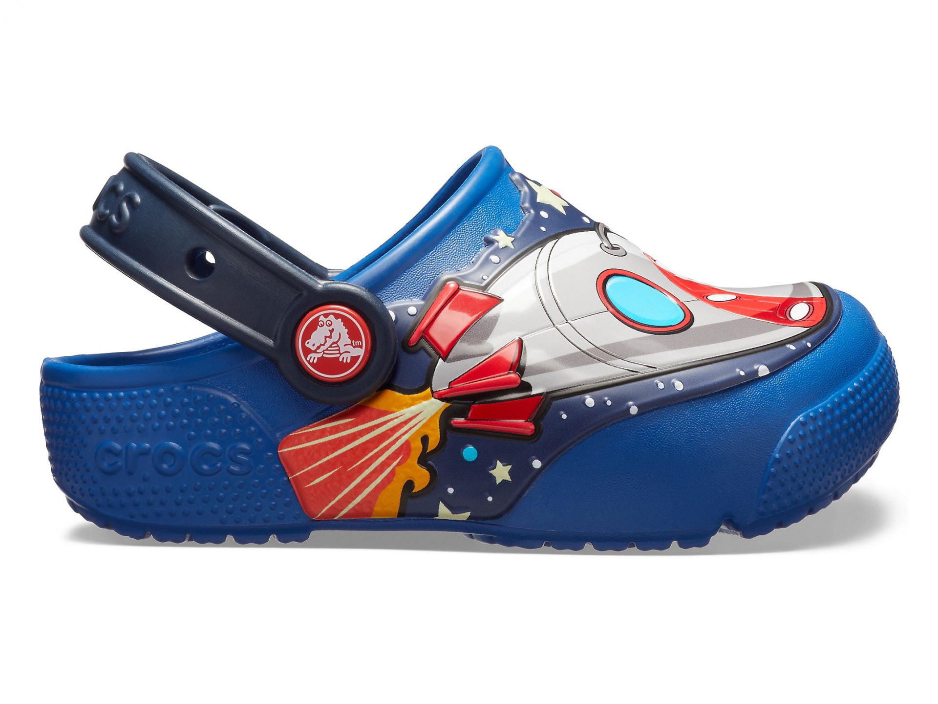 Crocs - Crocs Kids' Crocs Fun Lab Space Explorer Lights, Blue Jean, 5 ...