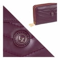 thumbnail image 4 of Cartera Grande Cierre Doble Acolchada color Rojo Tinto Lucentzza 5BIZI21448, 4 of 4