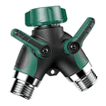 thumbnail image 1 of Conector de manguera en Y de 2 vías, cuerpo de metal divisor de grifo de jardín Vhermosa CPB-US-DYP442-2, 1 of 5