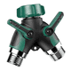 thumbnail image 1 of Conector de manguera en Y de 2 vías, cuerpo de metal divisor de grifo de jardín, 1 of 5