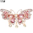 thumbnail image 2 of Meidiya Crystal Rhinestones Hair Barrettes Flower Butterfly French Clip Vintage Spring Hair Clips Bridal Thin Hair Jewelry for Women Girls, 2 of 8