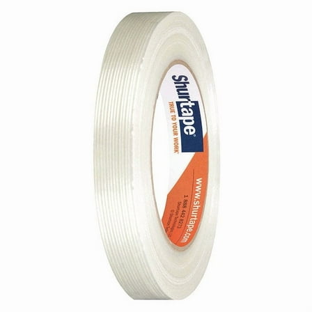 Shurtape Filament Tape,18mm x 55m,4.8 mil,PK48 101229