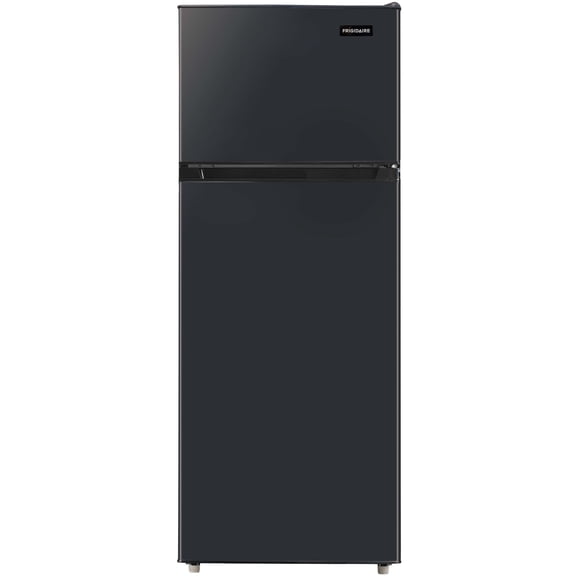 Frigidaire 7.5 Cu. ft Top Freezer Refrigerator, Compact Fridge for Apartment, Kitchen, Office, Garage, Black