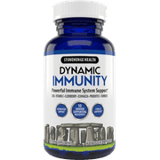 Stonehenge Health Dynamic Immunity Daily Supplement 10-in-1 Immune System Boosters Zinc, Elderberry, Echinacea, Vitamin C & Probiotic L. Acidophilus, 60 Capsules