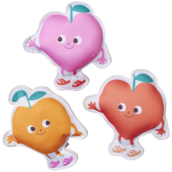 Sunnylife: Dive Buddies - Poppy the Peach - 3 Pack - Pool Toys, Colorful Fruit Characters, Swimming Game & Water Play, Develop Diving Skills, Kids 6 