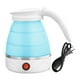 thumbnail image 4 of Caldera de agua de tetera eléctrica plegable 1200 ml de campamento pequeño compacto de ebullición rápida, almacenamiento fácil, té liviano portátil Azul, 4 of 8