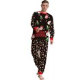 thumbnail image 2 of Pijamas Navideños Para Hombres de La Familia, Conjunto Cálido Para Padres E Hijos, Ropa Para El Hogar Estampada, Conjunto de Papá de Dos Piezas Odeerbi ODB188437, 2 of 6