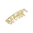 thumbnail image 6 of Unique Bargains 1 Set Fake Teeth Grills Gorgeous for Hip Hop Gift Gold Tone, 6 of 6