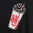 thumbnail image 3 of Diet Coke - Heart Bubbles - Women's Oversized T-Shirt, 3 of 5