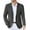 Dark Heather Grey, variant on Men Casual Sweater Blazer Jacket Lightweight Business Sports Coats Big and Tall
