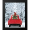 thumbnail image 2 of Deiter, Lori 15x18 Black Modern Framed Museum Art Print Titled - Snowy Drive in a Ford, 2 of 5