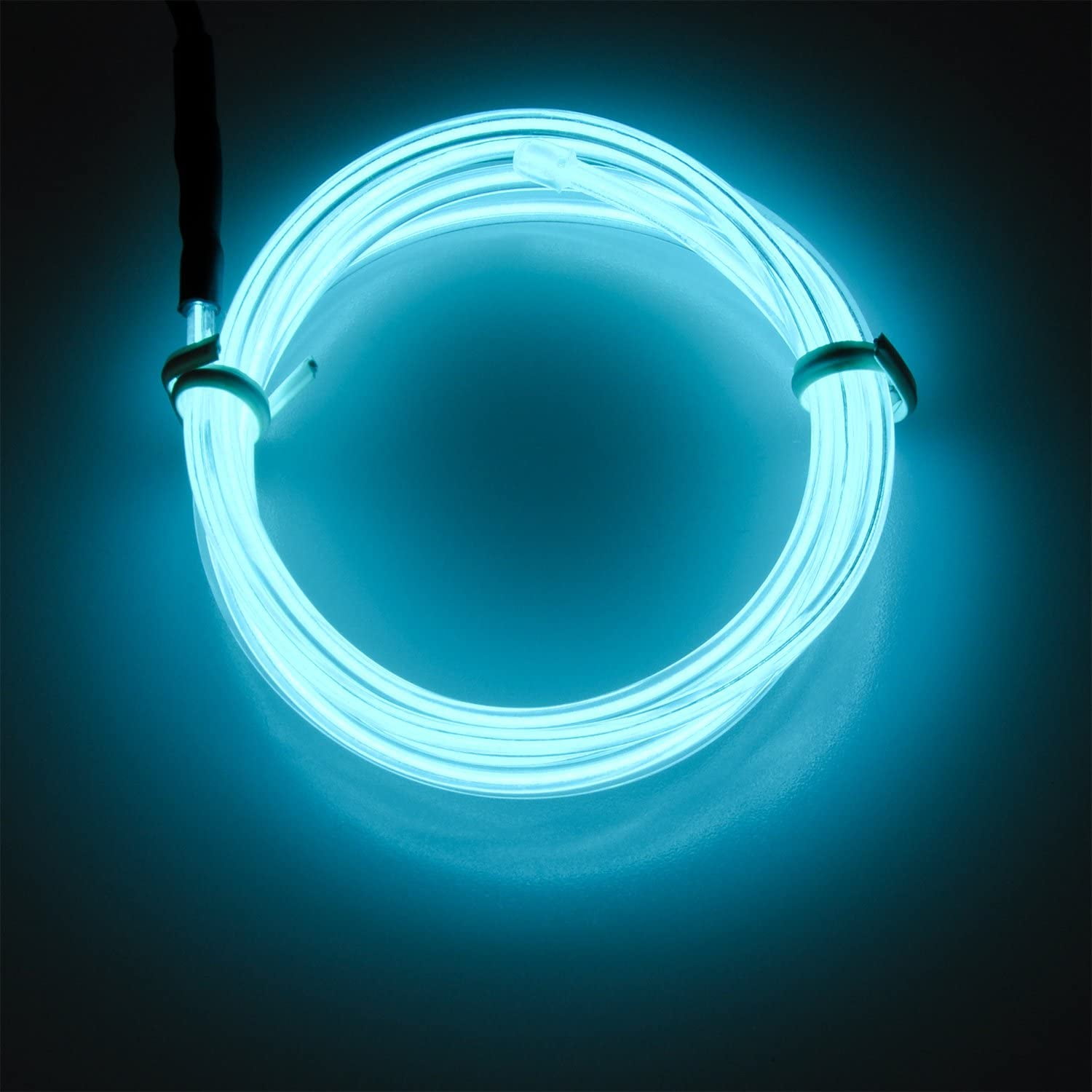 3m 9ft, bianco Lychee Neon Light El Wire with Battery Pack Neon Glowing Strobing Electroluminescent Wire for Car Dance Party Wedding Festival Decoration 3m 9ft, bianco Lychee Neon Light El Wire with Battery Pack Neon Glowing Strobing Electroluminescent Wire for Car Dance Party Wedding Festival Decoration