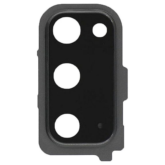 Replacement Rear Camera Glass Lens With Cover Bezel Ring For Samsung Galaxy S20 5G - Cosmic Grey