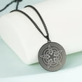 thumbnail image 3 of TEAMER Wiccan Pentagram Necklace Irish Knot Pentacles Protection Amulet Religious Gift, 3 of 4