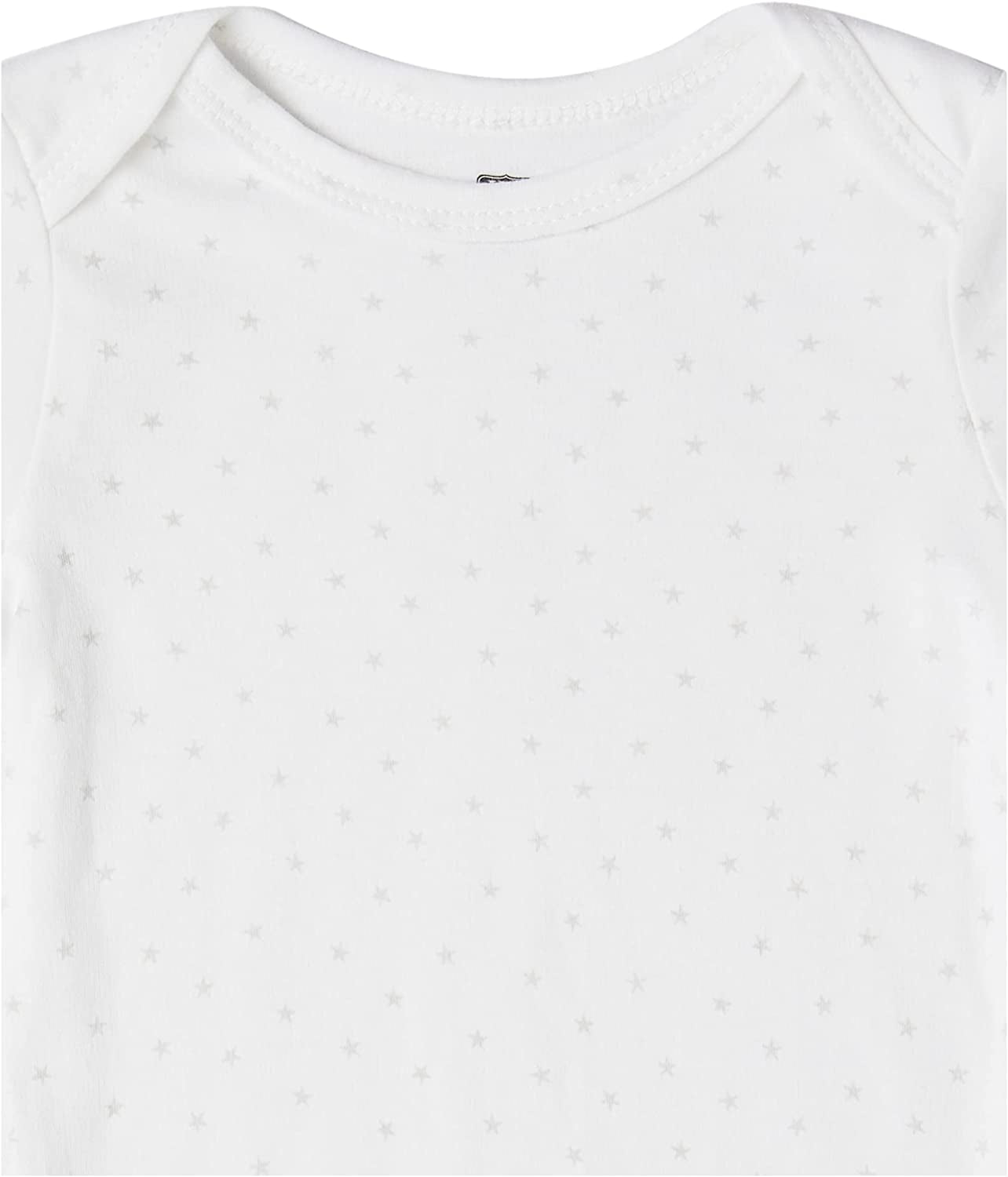 Hudson Baby Cotton Long-Sleeve Bodysuits, 7-Pack, Newborn-24 Months