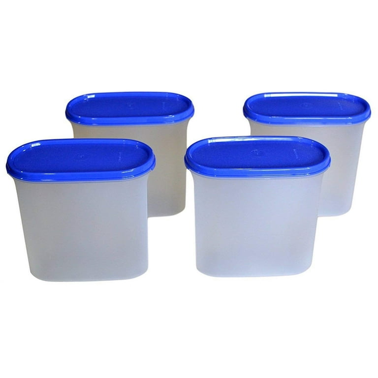 Tupperware Modular Mate Oval Plastic Container, 1.7 Litres, Set of