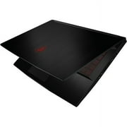 msi gf63 thin 8sc-030 15.6 gaming laptop, thin bezel, intel core i5-8300h, nvidia geforce gtx1650, 8gb, 256gb nvme nvme ssd