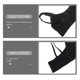 thumbnail image 3 of CHICHUMID Top Deportivo Negro Transpirable Para Mujer Para Yoga Gimnasio Y Running Sin Costuras, 3 of 8