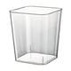 thumbnail image 3 of Cubo de basura multiusos, ligero, de lujo, decorativo, visible, 12 l Claro, 3 of 9
