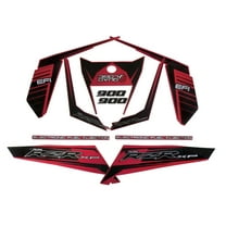 Polaris 2011-2014 RZR 900 XP 2 Seater Quality Body Stickers Decals Graphics Kit