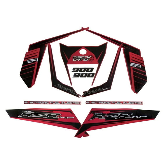 Polaris 2011-2014 RZR 900 XP 2 Seater Quality Body Stickers Decals Graphics Kit